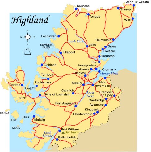Highland Map