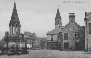 Old Photograph of Falkland Cross