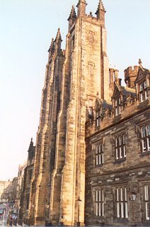 New College of the University of Edinburgh and the Assembly Hall of the Church of Scotland
