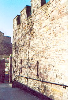 Flodden Wall above the West Port