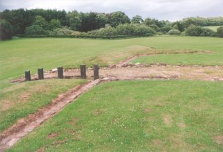 Remains of an Antonine Wall Fortlet, Kinneil