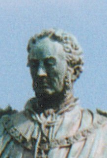Detail of Walter Montagu Douglas Scott, the 5th Duke of Buccleuch, from his statue
