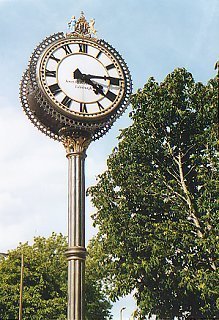 Clock at Morningside Station, Edinburgh