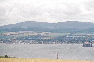 Invergordon and the Cromarty Firth from the Black Isle