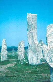 The standing stones of Callanish, a prehistoric ritual landscape