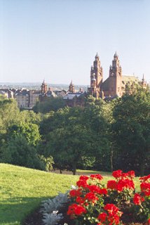 View over Kelvingrove Park, Glasgow