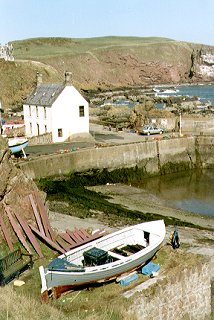 The Harbour, St. Abbs and St. Abb's Head beyond