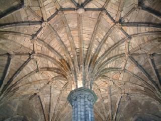 Chapter House Ceiling,  Elgin Cathedral
