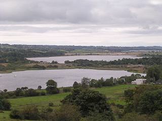Castle Semple Loch with Barr Loch in the distance