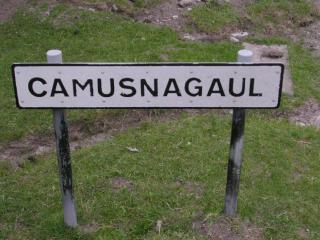 Camasnagaul road sign