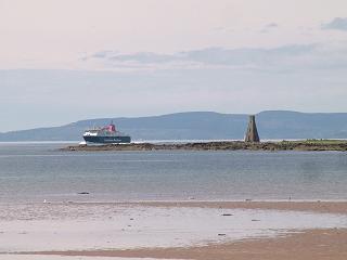 Horse Island and the Arran Ferry in the Firth of Clyde