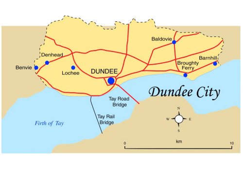 Dundee City Map