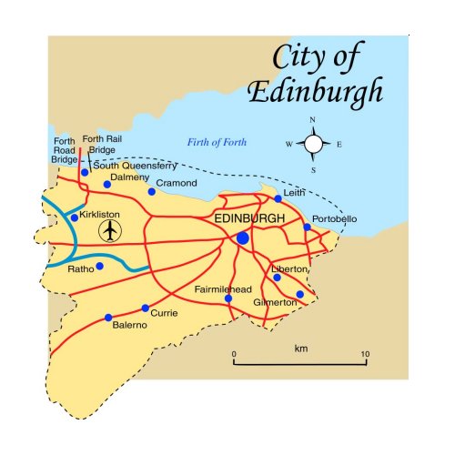 City of Edinburgh Map