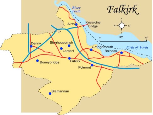 Falkirk Map