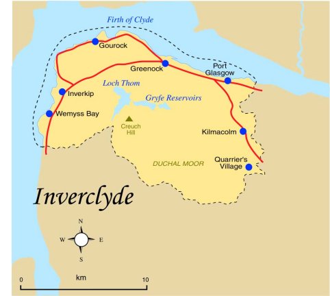 Inverclyde Map