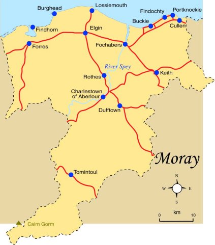 Moray Map