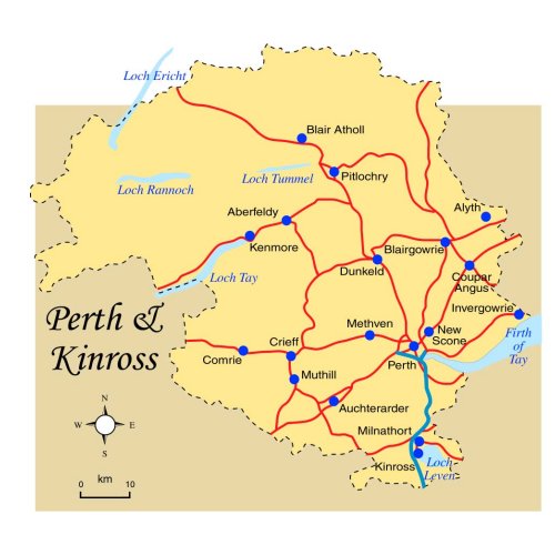 Perth and Kinross Map